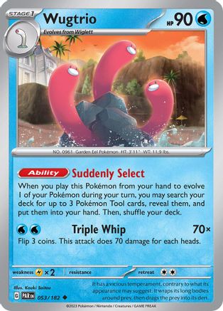 Wugtrio (053/182) [Scarlet & Violet: Paradox Rift]-1