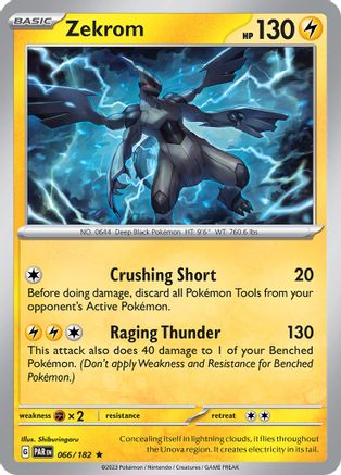 Zekrom (066/182) [Scarlet & Violet: Paradox Rift]-1