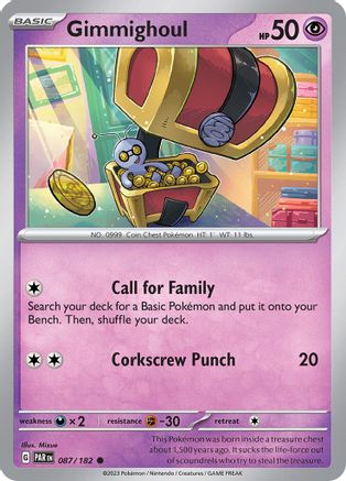 Gimmighoul (087/182) [Scarlet & Violet: Paradox Rift]-1