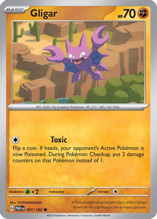 Gligar (091/182) [Scarlet & Violet: Paradox Rift]-1