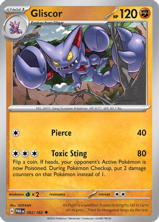 Gliscor (092/182) [Scarlet & Violet: Paradox Rift]-1