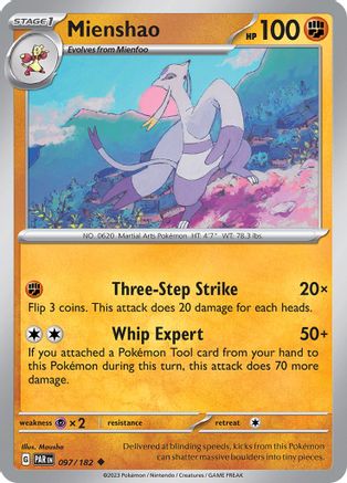 Mienshao (097/182) [Scarlet & Violet: Paradox Rift]-1