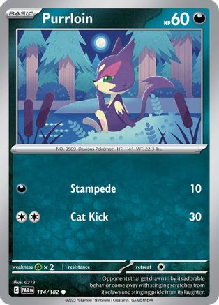 Purrloin (114/182) [Scarlet & Violet: Paradox Rift]-1