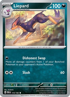 Liepard (115/182) [Scarlet & Violet: Paradox Rift]-1