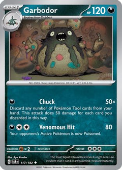 Garbodor (117/182) [Scarlet & Violet: Paradox Rift]-1
