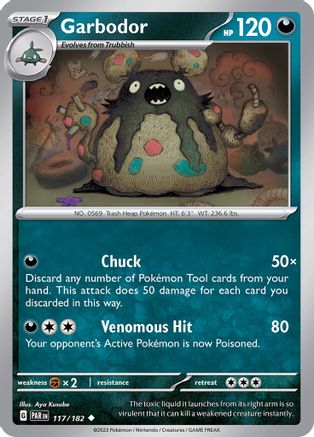 Garbodor (117/182) [Scarlet & Violet: Paradox Rift]-1