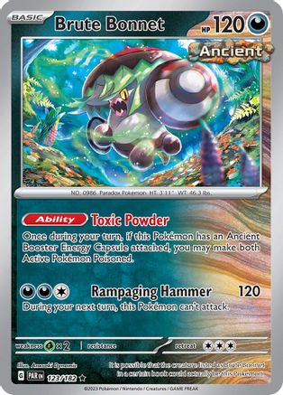 Brute Bonnet (123/182) [Scarlet & Violet: Paradox Rift]-1