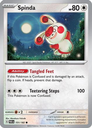 Spinda (151/182) [Scarlet & Violet: Paradox Rift]-1