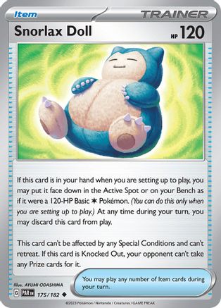 Snorlax Doll (175/182) [Scarlet & Violet: Paradox Rift]-1