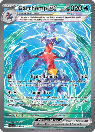 Garchomp ex (245/182) [Scarlet & Violet: Paradox Rift]-1