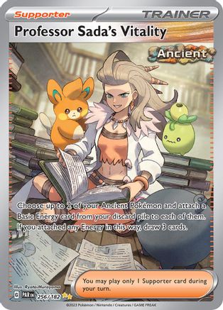 Professor Sada's Vitality (256/182) [Scarlet & Violet: Paradox Rift]-1