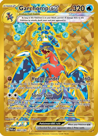 Garchomp ex (260/182) [Scarlet & Violet: Paradox Rift]-1