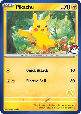 Pikachu (Blue Border) [My First Battle]-1