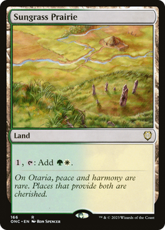 Sungrass Prairie [Phyrexia: All Will Be One Commander]-1