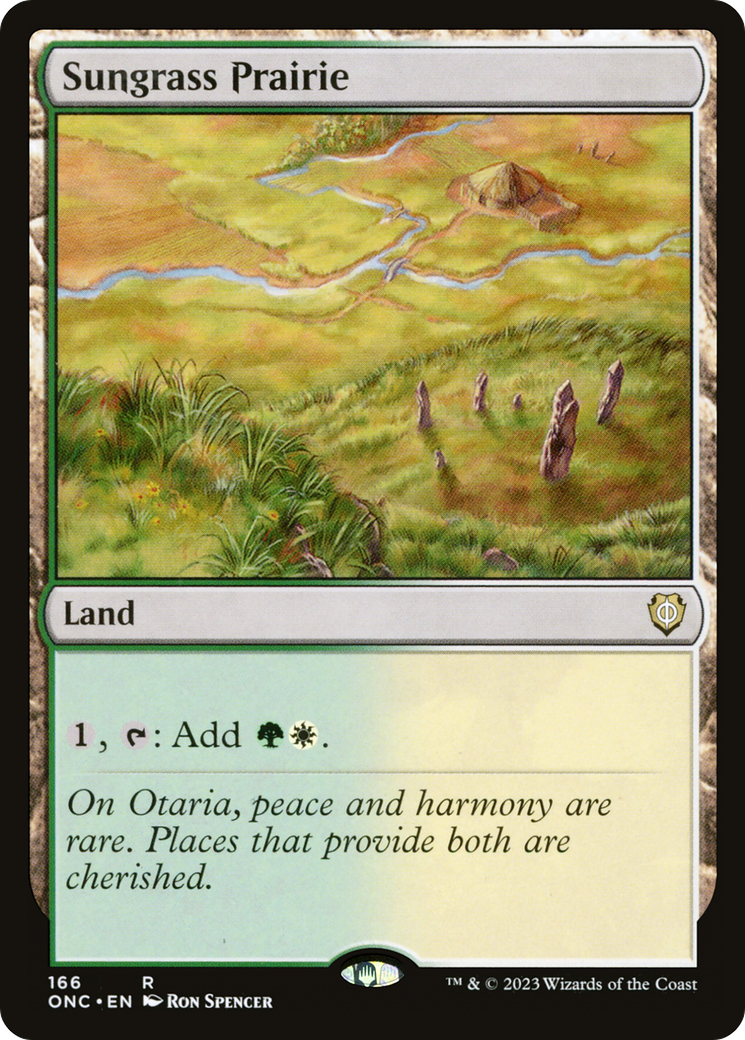 Sungrass Prairie [Phyrexia: All Will Be One Commander]-1