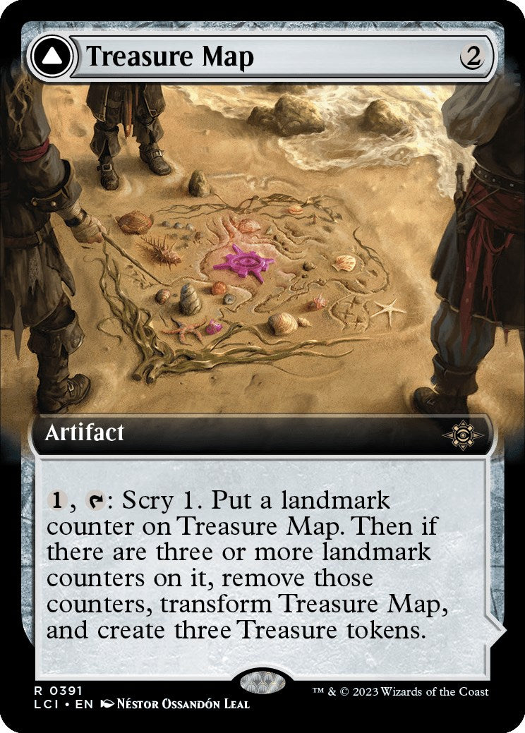 Treasure Map // Treasure Cove (Extended Art) [The Lost Caverns of Ixalan]-1