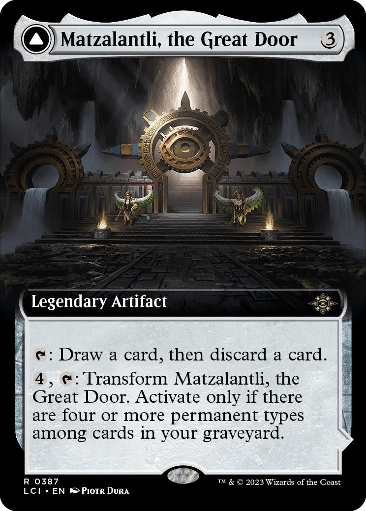 Matzalantli, the Great Door // The Core (Extended Art) [The Lost Caverns of Ixalan]-1