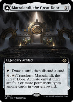 Matzalantli, the Great Door // The Core (Extended Art) [The Lost Caverns of Ixalan]-1
