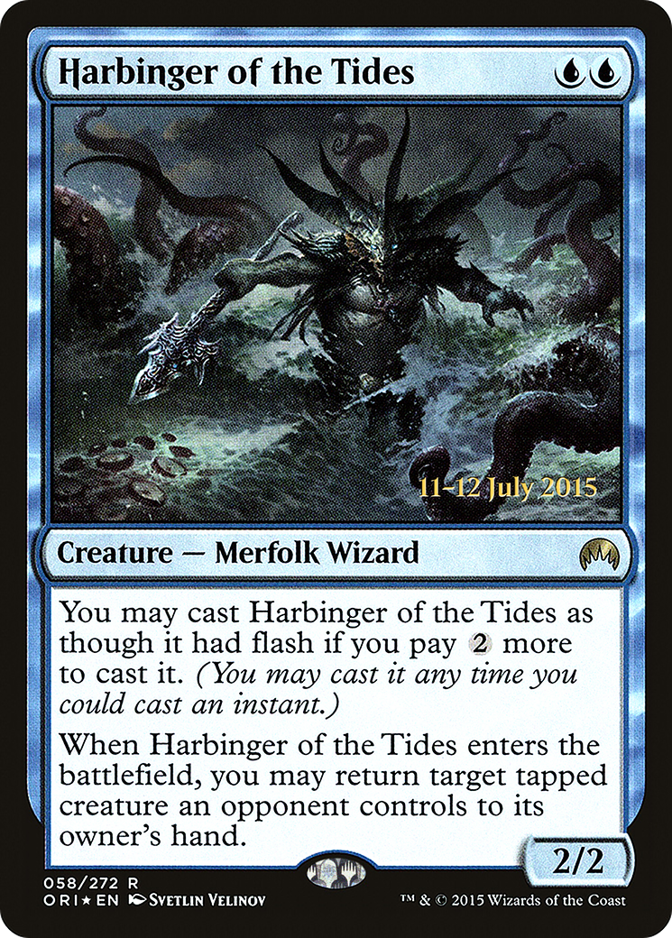 Harbinger of the Tides [Magic Origins Prerelease Promos]-1