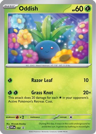 Oddish (102) [Scarlet & Violet: Black Star Promos]-1