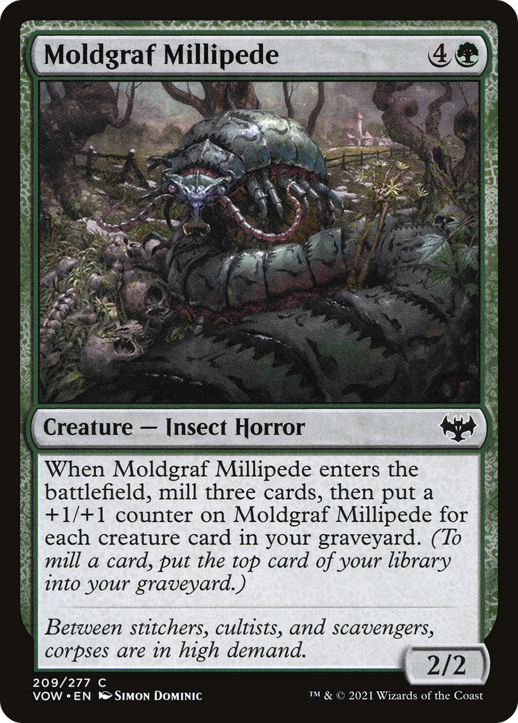Moldgraf Millipede [Innistrad: Crimson Vow]-1