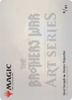Steel Seraph // Steel Seraph (ABRO-006) - The Brothers' War Art Series (Borderless) Foil-2