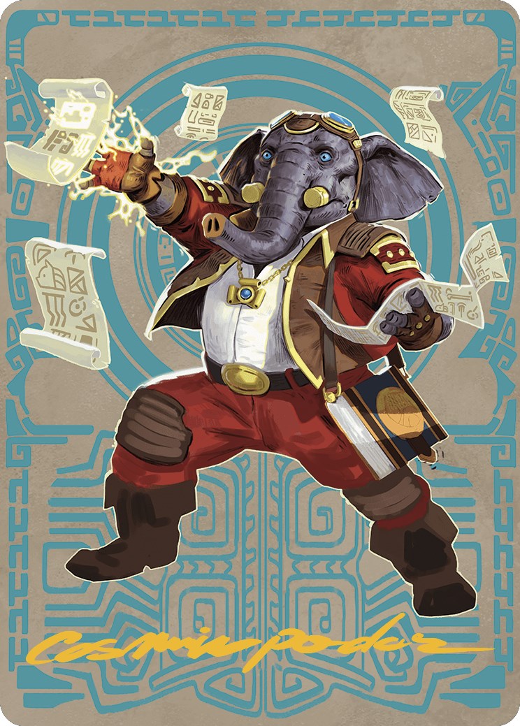 Quintorius Kand Art Card (65/81) (Gold-Stamped Signature) [The Lost Caverns of Ixalan Art Series]-1