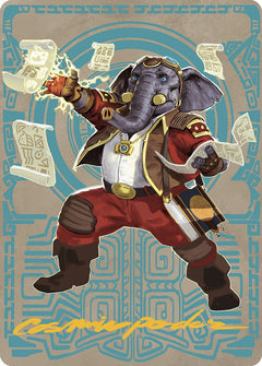 Quintorius Kand Art Card (65/81) (Gold-Stamped Signature) [The Lost Caverns of Ixalan Art Series]-1