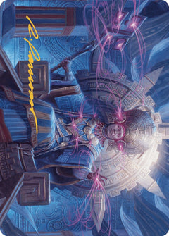 Akal Pakal, First Among Equals Art Card (8/81) (Gold-Stamped Signature) [The Lost Caverns of Ixalan Art Series]-1