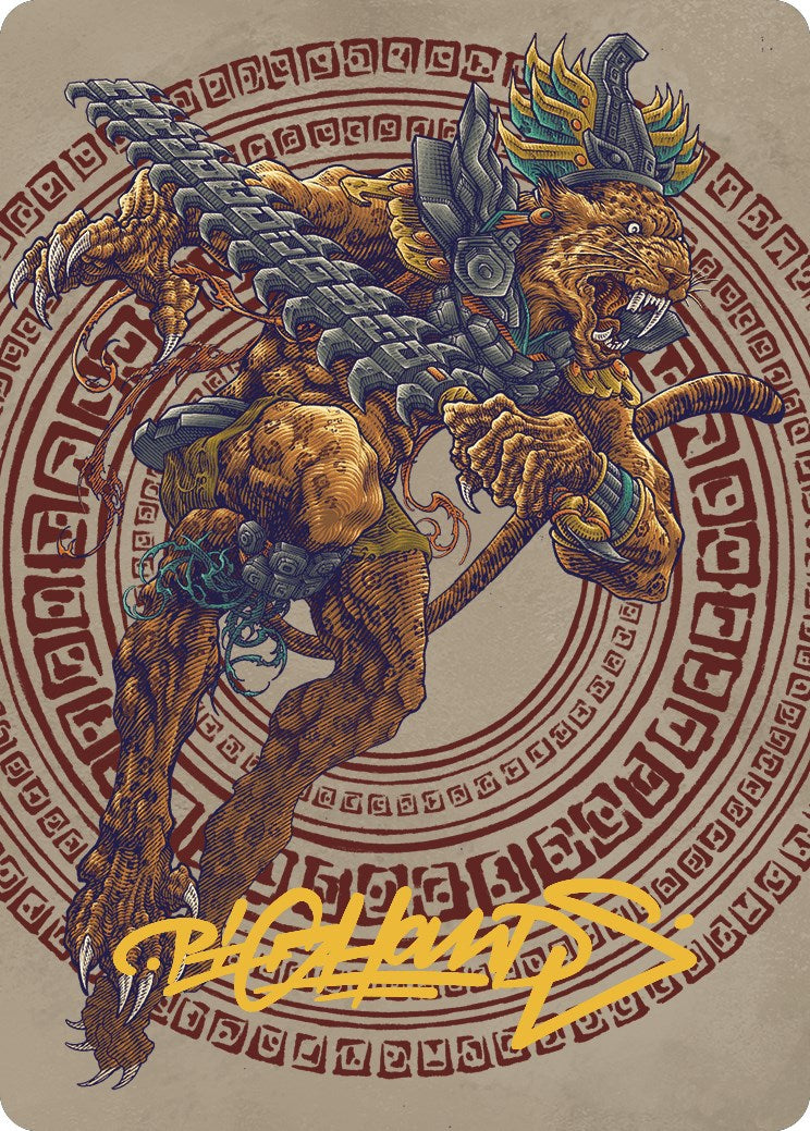 Sovereign Okinec Ahau Art Card (Gold-Stamped Signature) [The Lost Caverns of Ixalan Art Series]-1