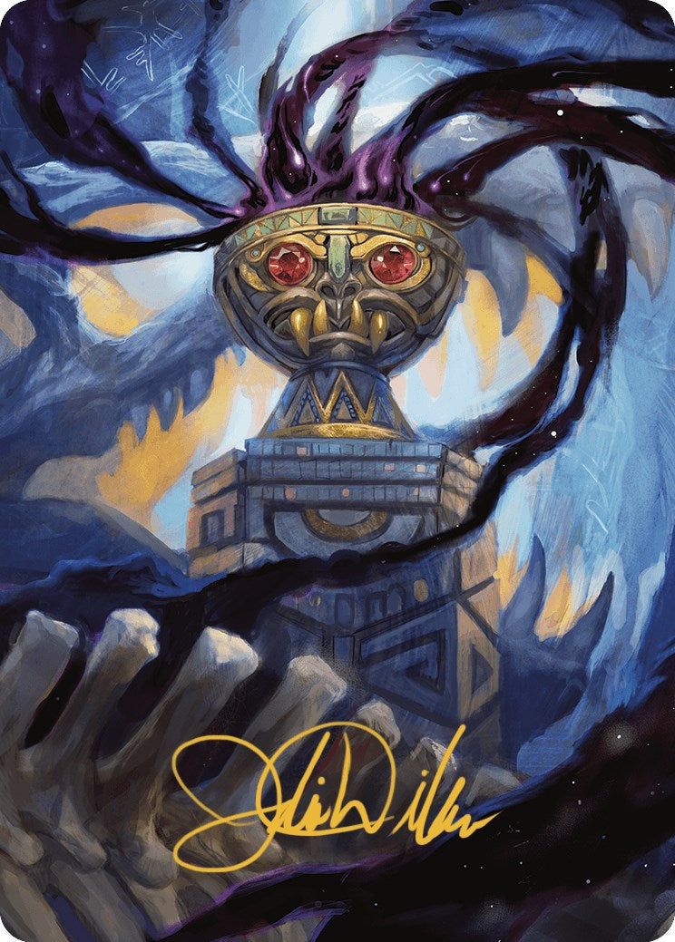Chalice of the Void Art Card (Gold-Stamped Signature) [The Lost Caverns of Ixalan Art Series]-1