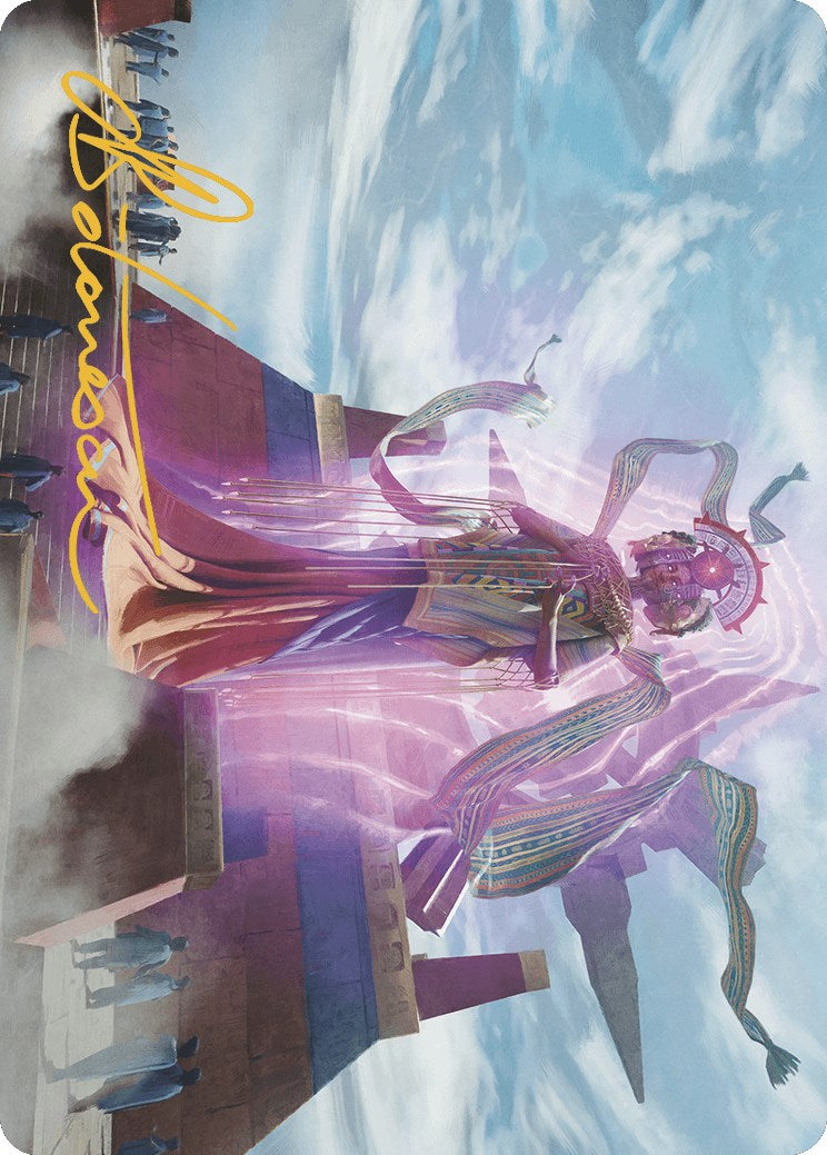 Ojer Taq, Deepest Foundation Art Card (4/81) (Gold-Stamped Signature) [The Lost Caverns of Ixalan Art Series]-1