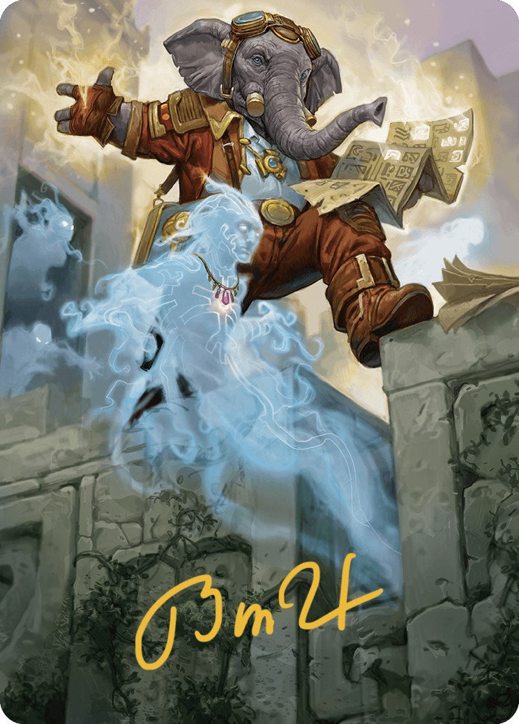 Quintorius Kand Art Card (37/81) (Gold-Stamped Signature) [The Lost Caverns of Ixalan Art Series]-1