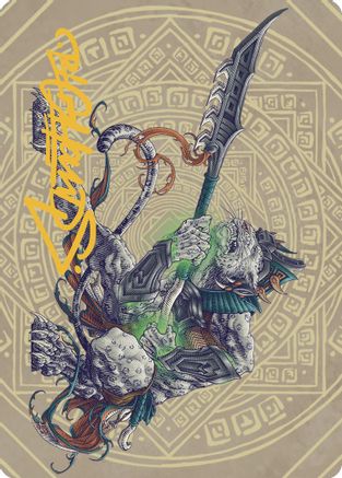 Kutzil, Malamet Exemplar Art Card (Gold-Stamped Signature) (ASLCI-050) - Art Series: The Lost Caverns of Ixalan-1
