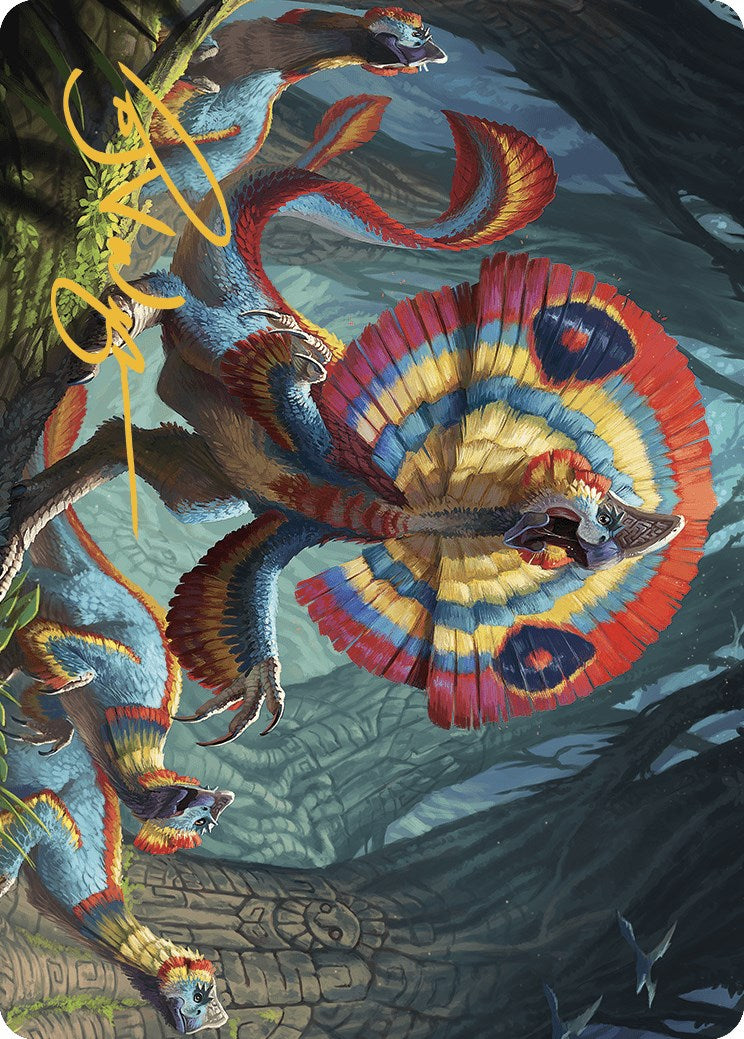 Sunfrill Imitator Art Card (Gold-Stamped Signature) [The Lost Caverns of Ixalan Art Series]-1