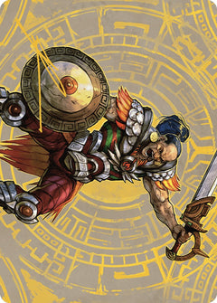 Inti, Seneschal of the Sun Art Card (Gold-Stamped Signature) [The Lost Caverns of Ixalan Art Series]-1