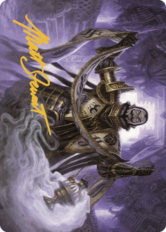 Clavileno, First of the Blessed Art Card (70/81) (Gold-Stamped Signature) [The Lost Caverns of Ixalan Art Series]-1
