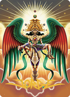 Resplendent Angel Art Card (59/81) (Gold-Stamped Signature) [The Lost Caverns of Ixalan Art Series]-1