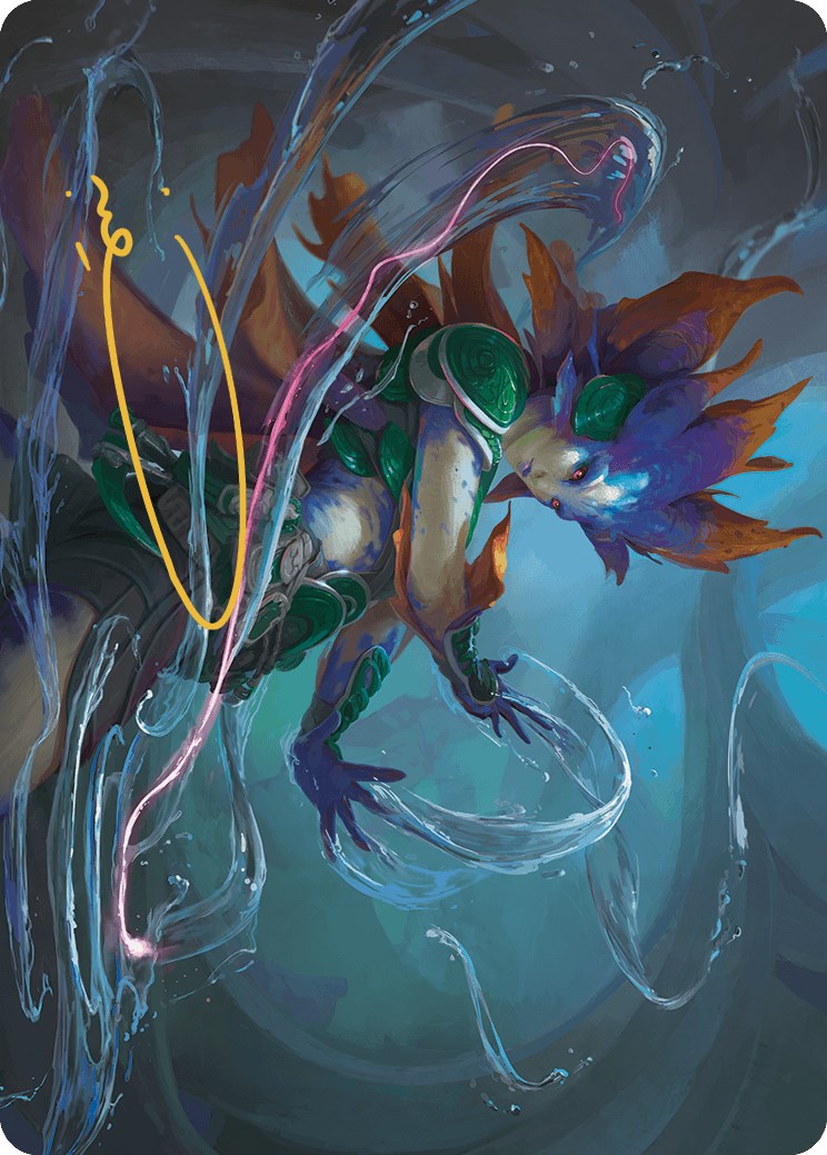 Nicanzil, Current Conductor Art Card (Gold-Stamped Signature) [The Lost Caverns of Ixalan Art Series]-1