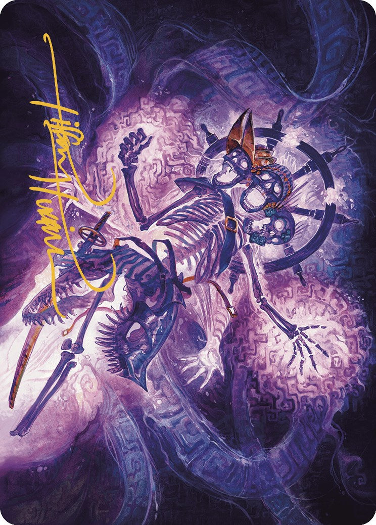 The Grim Captain Art Card (Gold-Stamped Signature) [The Lost Caverns of Ixalan Art Series]-1