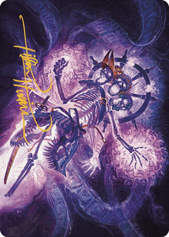 The Grim Captain Art Card (Gold-Stamped Signature) [The Lost Caverns of Ixalan Art Series]-1