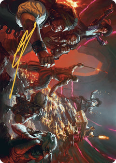 Hit the Mother Lode Art Card (Gold-Stamped Signature) [The Lost Caverns of Ixalan Art Series]-1