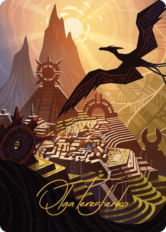 Plains Art Card (Gold-Stamped Signature) [The Lost Caverns of Ixalan Art Series]-1
