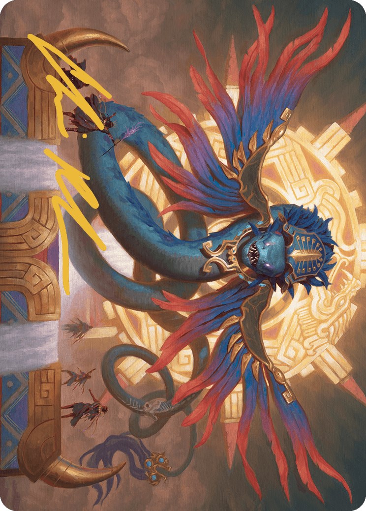Ojer Pakpatiq, Deepest Epoch Art Card (13/81) (Gold-Stamped Signature) [The Lost Caverns of Ixalan Art Series]-1