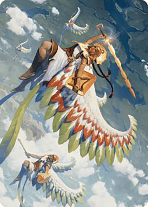 Resplendent Angel Art Card (5/81) [The Lost Caverns of Ixalan Art Series]-1