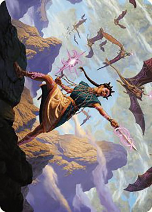 Warden of the Inner Sky Art Card [The Lost Caverns of Ixalan Art Series]-1