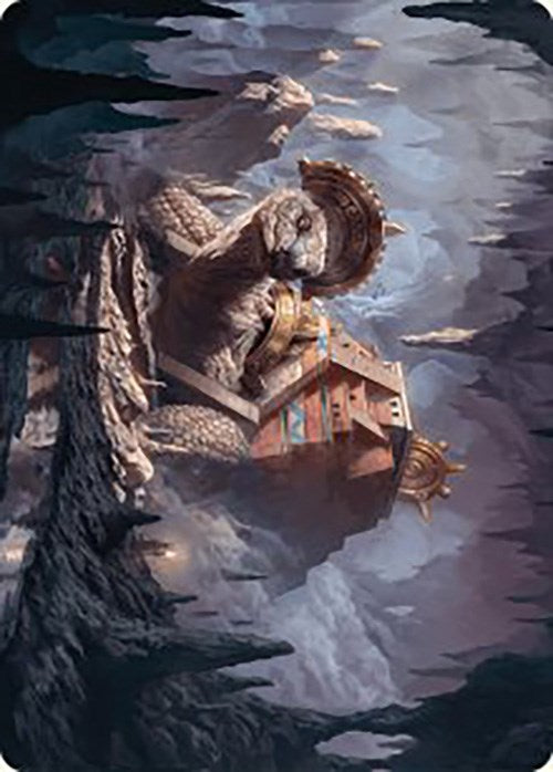 Bedrock Tortoise Art Card [The Lost Caverns of Ixalan Art Series]-1