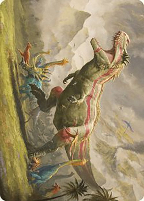 Ghalta, Stampede Tyrant Art Card [The Lost Caverns of Ixalan Art Series]-1
