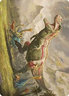 Ghalta, Stampede Tyrant Art Card [The Lost Caverns of Ixalan Art Series]-1