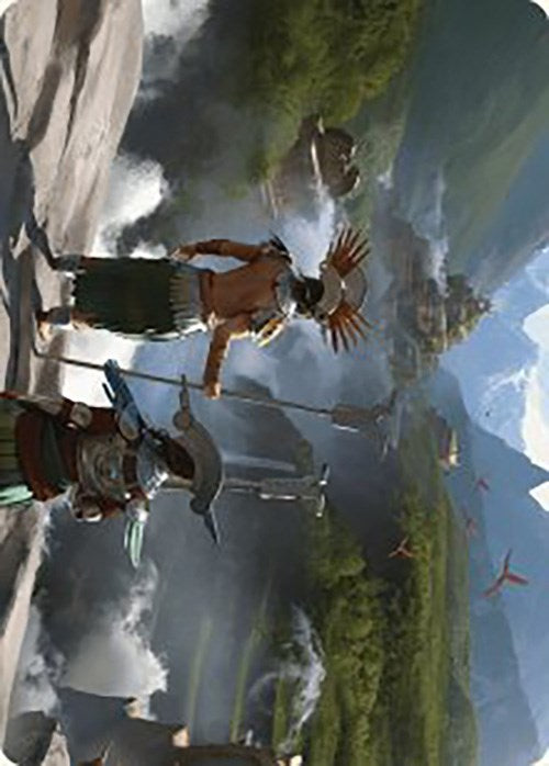 Glimpse the Core Art Card [The Lost Caverns of Ixalan Art Series]-1